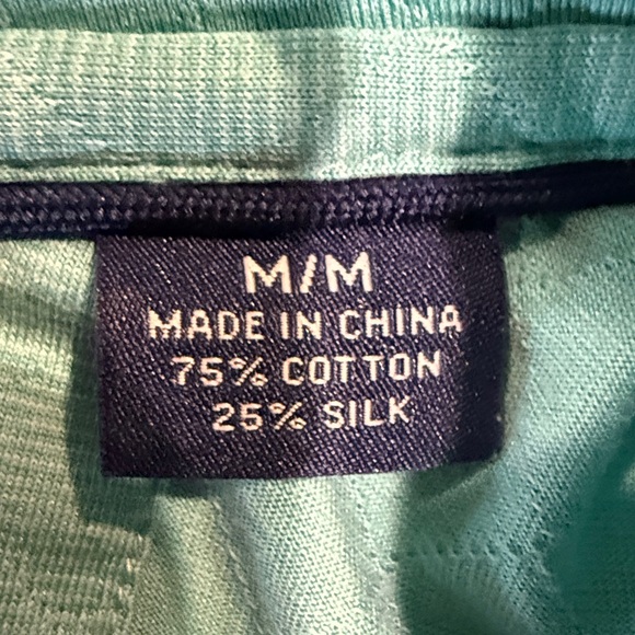 Tommy Bahama Men's Teal Polo Shirt - Picture 3 of 10